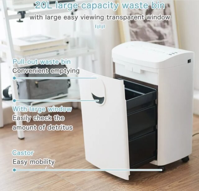 Micro Cut Paper Shredder Colombo 30L Bin