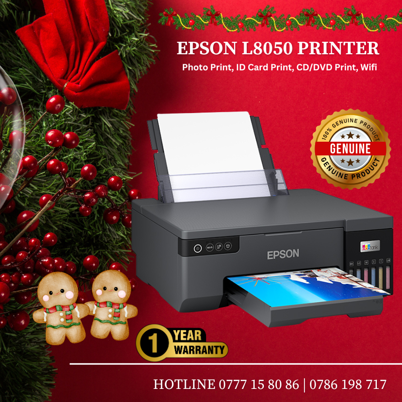 Epson L8050 Printer in Sri Lanka – Best ID Card & CD/DVD Printing Solution 1 Epson L8050 Printer Sri Lanka. ID Card and CD Printer